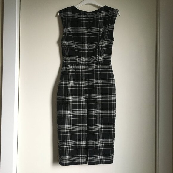 Sexy Y2K le Chateau Plaid Hourglass Dress - Picture 2 of 16